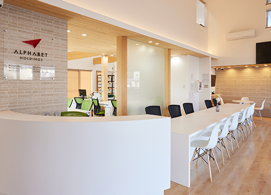 社風と同じく風通しのよい空間です